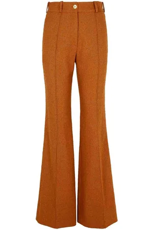 Patou Pantaloni svasati in misto lana