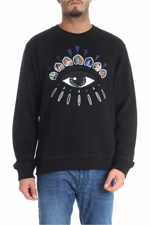 Kenzo Felpa nera Occhi Indonesiano