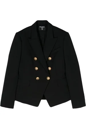 Balmain Blazer doppiopetto in lana