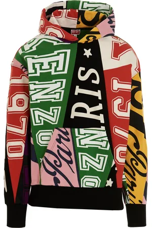 Kenzo Felpa con cappuccio e stampa
