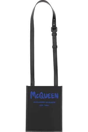Alexander McQueen Borsa Per Smartphone Con Logo Graffiti