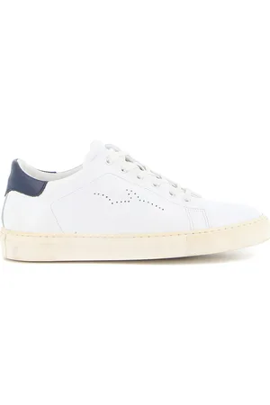 Paul & Shark Sneaker in pelle con logo traforato