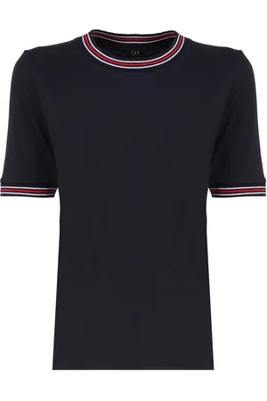 FAY T-shirt con bordi a contrasto