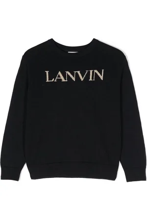 Lanvin Maglia in cotone e lana navy
