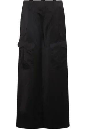 Tom Ford Gonna lunga nera in misto viscosa e lino
