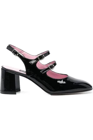 Carel Décolleté slingback in vernice banana