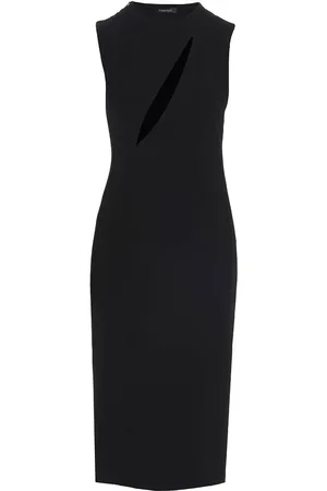 VERSACE Abito midi tagliato