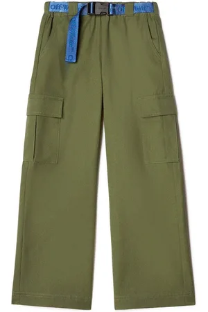 OFF-WHITE Pantaloni cargo con cintura con logo