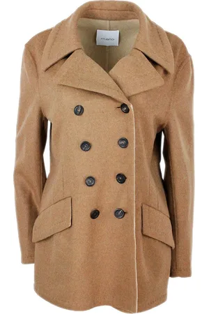 Malo Cappotto doppiopetto in lana e cashmere