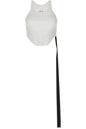 Rick Owens Top corto a canotta basic