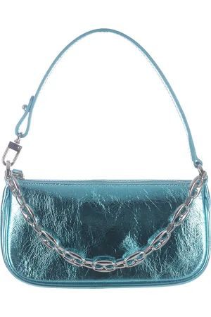 By Far Borsa di gran lunga in pelle metallizzata