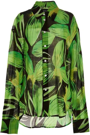 Louisa Ballou Camicia oversize con stampa.