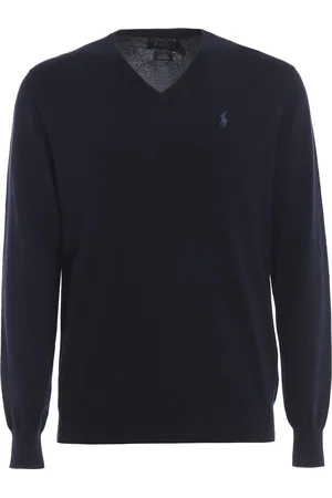 Ralph Lauren Pullover in cotone con scollo a V