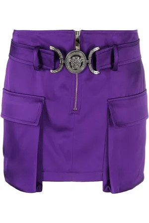 VERSACE Minigonna con motivo a testa di Medusa