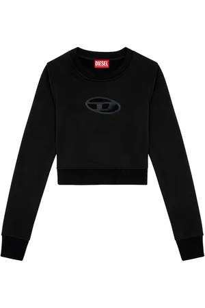 Diesel Girocollo corto in misto cotone con logo