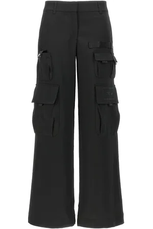 OFF-WHITE Pantaloni cargo Toybox in raso