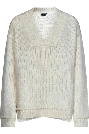 Tom Ford Pullover ampio in misto alpaca con scollo a V