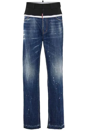 Dsquared2 Jeans in denim con schizzi di vernice