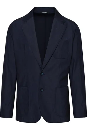 Dolce & Gabbana Blazer portofino in misto lana navy
