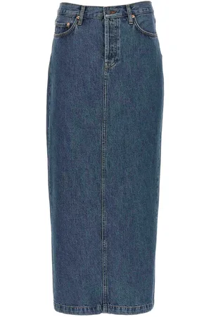 WARDROBE.NYC Wardrobe. NYC Gonna in denim a colonna