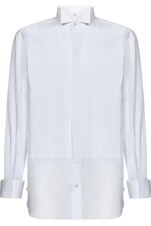 BRIONI Camicia da sera bianca