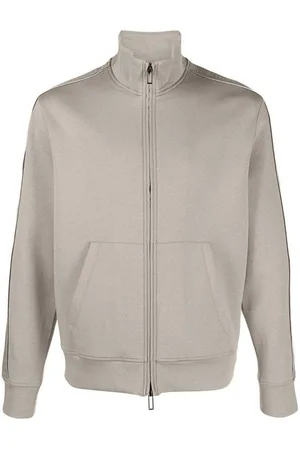 Emporio Armani Felpa con zip in cotone