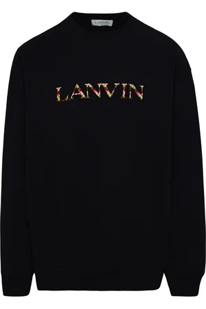 Lanvin Felpa in cotone nera