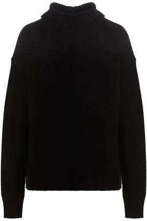 Jil Sander Maglione in misto cachemire con colletto