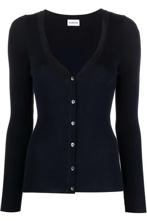 P.A.R.O.S.H. P. A.R. O.S. H. Cardigan con scollo a V in T-shirt a costine