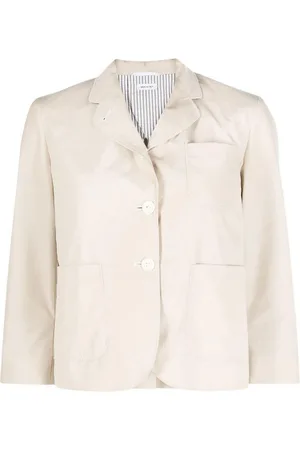 Thom Browne Blazer monopetto con collo stondato