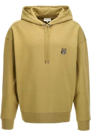 Maison Kitsuné Felpa con cappuccio con testa di volpe audace