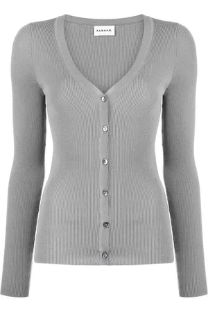P.A.R.O.S.H. P. A.R. O.S. H. Cardigan a coste con scollo a V