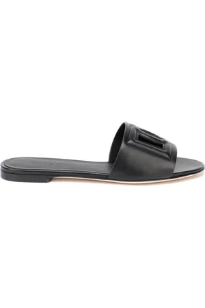 Dolce & Gabbana Slide Bianca in pelle