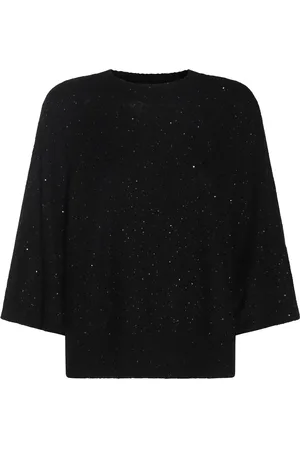 Fabiana Filippi T-shirt in lana nera