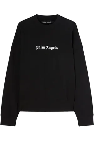 Palm Angels Felpa Girocollo Con Stampa Logo