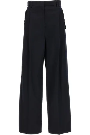 Lanvin Pantaloni larghi con piega sul davanti