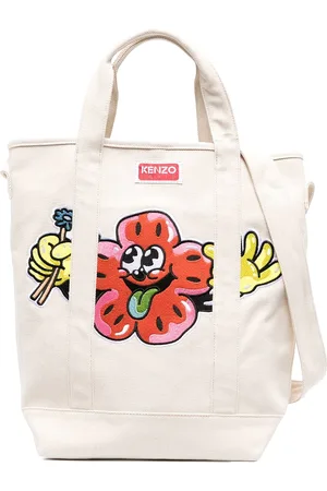 Kenzo Borsa tote Boke blocks natural