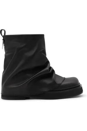 The Attico Stivali in pelle nera