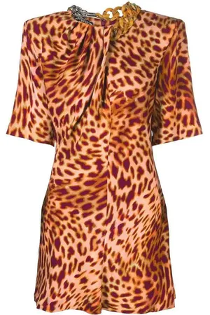 Stella McCartney Mini abito con stampa leopardata femminile