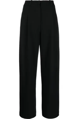 Emporio Armani Pantaloni con piega a vita alta