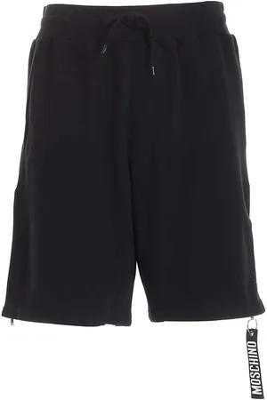 Moschino Bermuda neri con zip