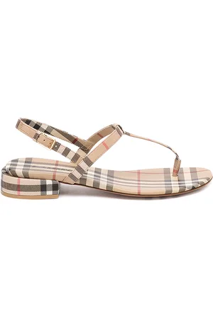 Burberry Sandali infradito a quadri `emily`