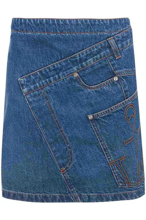 J.W.Anderson J. W. Anderson Minigonna in denim intrecciato
