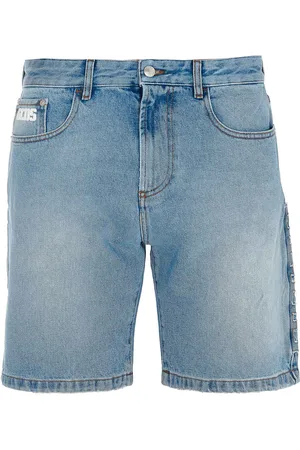 GCDS Bermuda in denim sbiadito