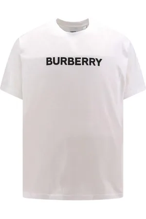 Burberry T-shirt in cotone con stampa logo