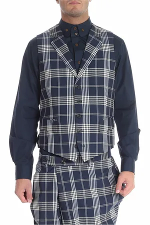 Vivienne Westwood Gilet check in lana