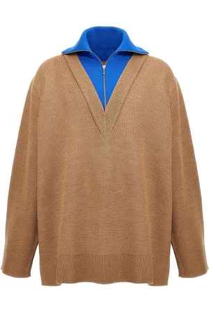 Jil Sander Maglione con mezza zip