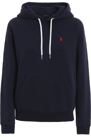 Ralph Lauren Felpa in misto cotone con cappuccio