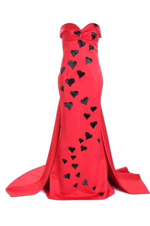 Moschino Abito Duchesse Hearts