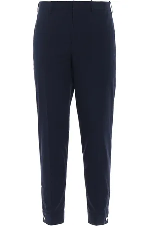 Neil Barrett Pantaloni crop vestibilità skinny